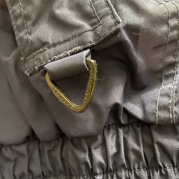 COLUMBIA 'BUGABOO' JACKET NAVY GREEN YELLOW SIZE LARGE PREOWNED - Picture 9 of 16